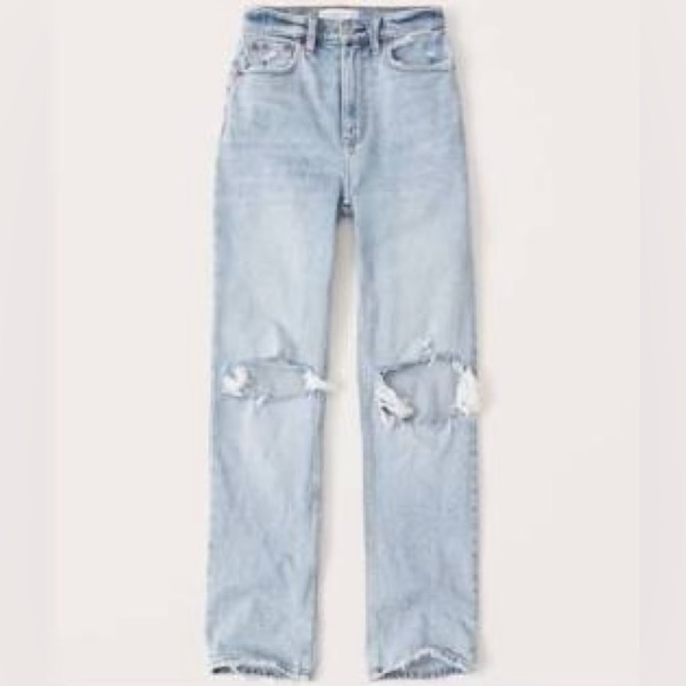 Abercrombie & Fitch The 90’s Straight Ultra High Rise Jean 6R / 28